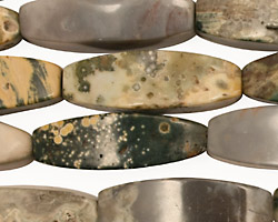 Ocean Jasper 4-Sided Rice 28-32x10-12mm
