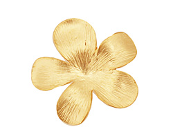 Ezel Findings Gold (plated) 5 Petal Flower Link 27mm