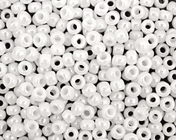 TOHO Opaque Lustered White Round 6/0 Seed Bead