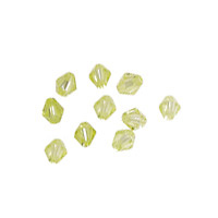 Lemon Ice Faceted Bicone 4mm