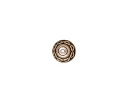 TierraCast Antique Silver (plated) Celtic Bead Cap 5x8mm