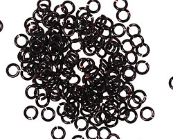 Artistic Wire Black Chain Maille Jump Ring 3.18mm, 18 gauge
