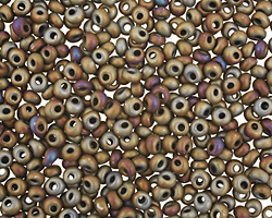 TOHO Matte Iris Brown Magatama 3mm Seed Bead