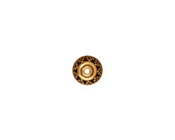 TierraCast Antique Gold (plated) Bali Bead Cap 5x8mm