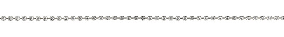Silver (plated) Rhinestone Chain 3mm