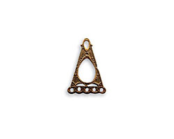 Vintaj Natural Brass Dangles & Drops Connector 10x16mm