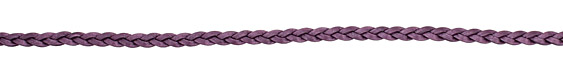 Berry (metallic) Flat Braided Leather Cord 5mm