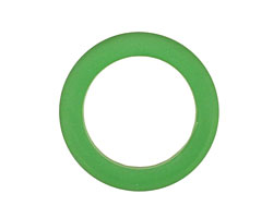 Trinket Foundry Green Found Glass Bottle Ring 27-29x5-7mm
