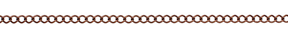 Antique Copper (plated) Curb Link Chain