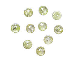 Lemon Ice Faceted Round 6mm
