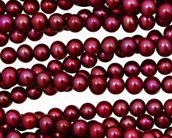 Pepper Red Semi-Round 4.5-5mm