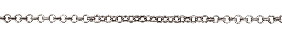 Antique Silver (plated) Double Cable Chain