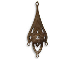 Vintaj Natural Brass Metamorphis 13x35mm