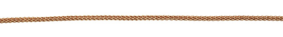 SilverSilk Non-Tarnish Gold w/ Tan Leather 3mm