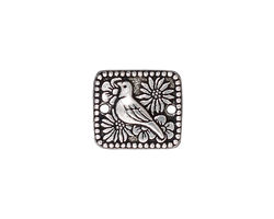 TierraCast Antique Silver (plated) Paloma Link 16x14mm