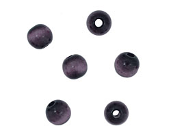 Tagua Nut Midnight Round 6mm