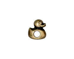 TierraCast Antique Brass (plated) Duck Euro 9x12mm