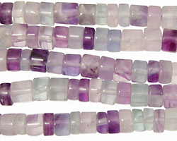 Rainbow Fluorite Heishi 6mm