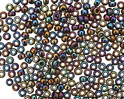 TOHO Metallic Rainbow Iris Round 8/0 Seed Bead
