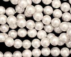 Pearly White Shell Pearl Round 6mm