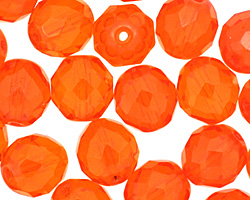 Czech Fire Polished Glass Hyacinth Round 12mm