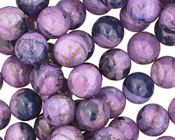 Purple Wave Agate Round 10mm