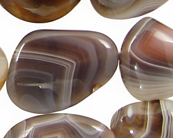 Botswana Agate Flat Freeform Slab 21-35x18-25mm