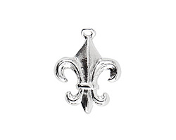 Nunn Design Sterling Silver (plated) Fleur Charm 17x23mm