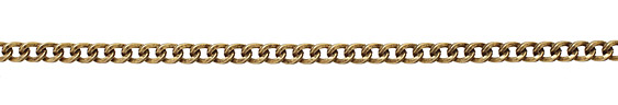 Antique Gold (plated) Heavy Curb Chain