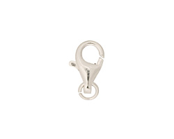 Sterling Silver Large Lobster Clasp w/ Ring 13x9mm