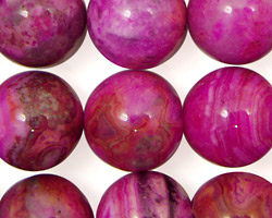 Ruby Crazy Lace Agate Round 16mm