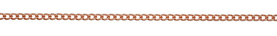 Rose Gold (plated) Medium Curb Chain