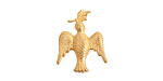 Nunn Design Brass Small Dove Embellishment 21x17mm