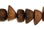Roble Wood Side Drilled Nugget 8-10x15-16mm