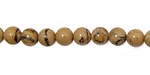 Madagascar Leopardskin Round 6mm
