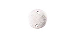 Nunn Design Antique Silver (plated) Flat Mini Circle Tag Link 13mm