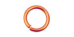 Orange Anodized Aluminum Jump Ring 18mm, 12 gauge (13.1mm inside diameter)