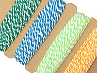 Tutti Fruitti Bakers Twine 2 ply, 30 ft x 4 colors