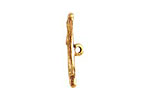 Nunn Design Antique Gold (plated) Twig Toggle Bar 25x3mm