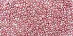 TOHO Marbled Opaque Pink/Pink Round 11/0 Seed Bead
