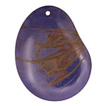 Tagua Nut Royal Groovy Slice 25-35x30-42mm