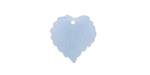 Matte Light Sapphire Lucite Ivy Leaf 16mm