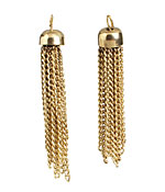 Antique Gold (plated) Chain Tassel 8x48-50mm