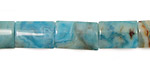 Larimar Blue Crazy Lace Thin Pillow 14x10mm