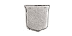 Nunn Design Antique Silver (plated) Crest Ensign Tag 17mm