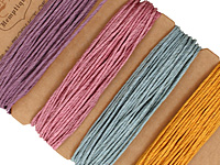 Pastel Hemp Twine 20 lb, 29.8 ft x 4 colors