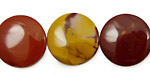 Mookaite Puff Coin 18mm