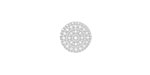 Lillypilly Silver Crochet Anodized Aluminum Disc 11mm, 22 gauge