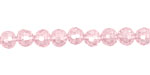 Light Rose AB Crystal Micro-Faceted Round 6mm