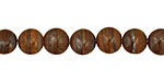 Tiger Iron Puff Coin 8mm